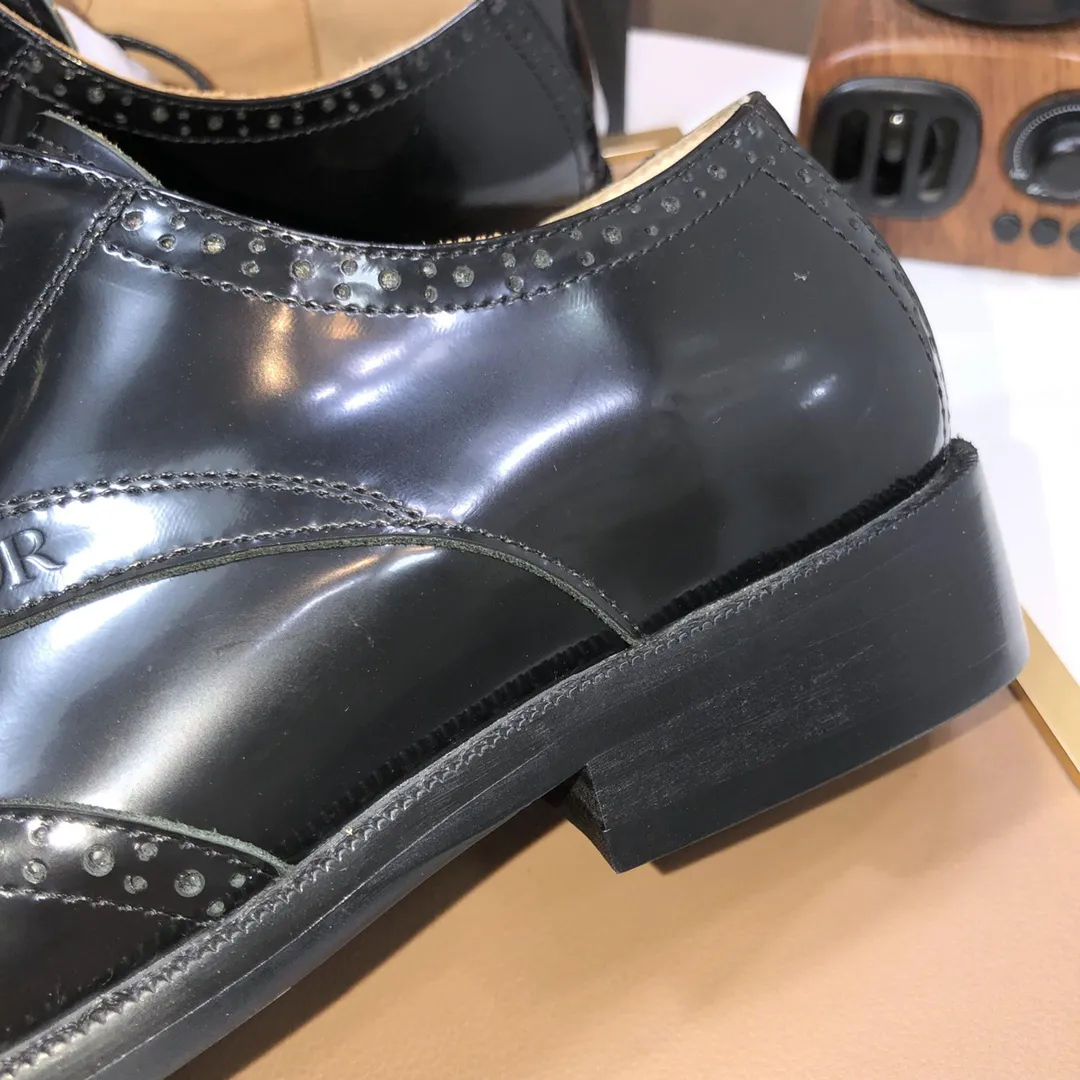 Men's shoes 💰640💰[Dior] (water-dyed cowhide lining) Dior original 1:1 high quality factory, imported original materials, imported version of raw cowhide, water-dyed cowhide lining, original TPU outsole, code number: 38-44